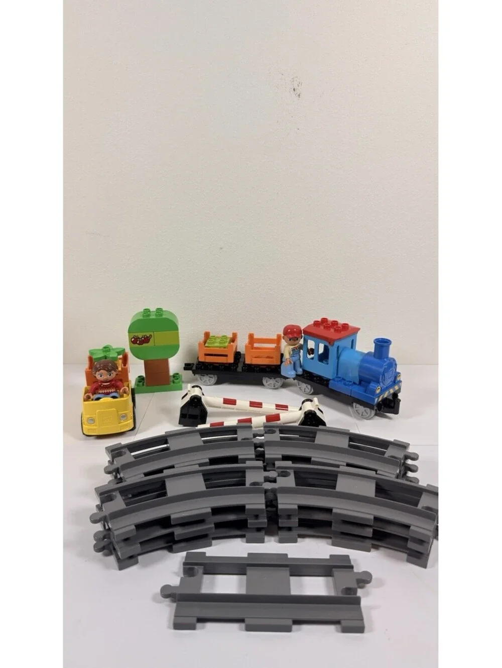 LEGO DUPLO 10810 Push Train Track System Railroad Set Incomplete